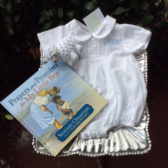 UNISEX  WHITE ROMPER