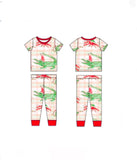 GATOR/ CRAWFISH 2 PIECE PAJAMA PANT SET