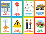 SEEK AND FIND SCAVENGER HUNT CARDS 2 PACK SET