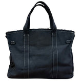 CANVAS BOATKIN SOLID BLACK Delivery July 15th, 2026