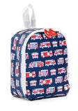 MONOGRAM FIRE ENGINE LUNCH BOX