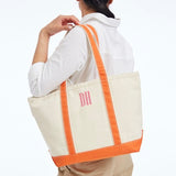 MONOGRAM CANVAS LARGE TOTE BAG