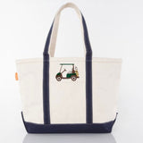 MONOGRAM CANVAS LARGE TOTE BAG