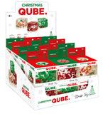 CHRISTMAS SQUISHY CUBE SILVER WHITE