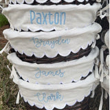 EMBROIDERED EASTER BASKET