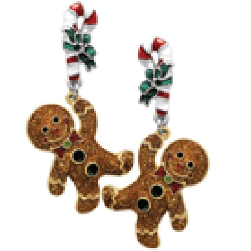 CHRISTMAS EARRINGS GINGERBREAD