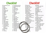 SEEK AND FIND SCAVENGER HUNT CARDS 2 PACK SET