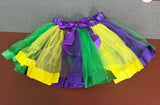 MARDI GRAS SATIN TRIM KIDS TUTU