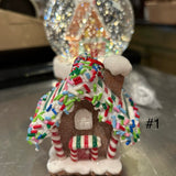 CLAY GINGERBREAD HOUSE ORNAMENT