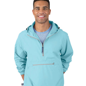 MONOGRAM AQUA ADULT RAIN PULLOVER