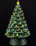 LIGHTED MUSICAL CERAMIC TREE