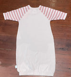 LAYETTE GOWN BABY PINK FINE GUAGE KNIT by PATY
