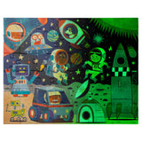 GLOW IN THE DARK SPACE PUZZLE
