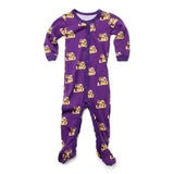 LSU PRINT INFANT FOOTIE