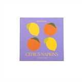 CITRUS COCKTAIL NAPKINS S/4
