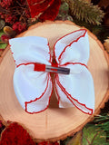 EMBROIDERED NUTCRACKER HAIRBOW
