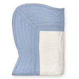 Heirloom Quilt - Baby Quilt Blanket Monogram: Blue