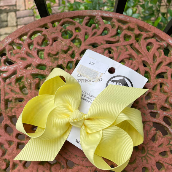 HAIRBOW LARGE YELLOW