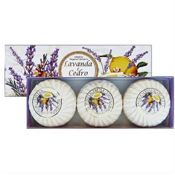 LAVENDER & CEDAR SAPONIFICIO ARTIGIANALE FIORENTINO SOAP S/3
