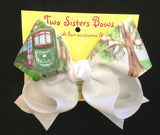 HAND PAINTED STREETCAR BOW- XL