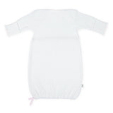 LAYETTE BOUCLE BLUE PICOT TRIM GOWN by Paty NEWBORN