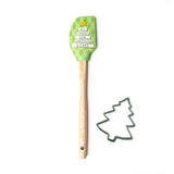 HOLIDAY SPATULA & COOKIE CUTTER SET- ALL I WANT FOR XMAS