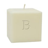 MONOGRAM CANDLE UNSCENTED 3IN SOY