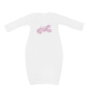 PINK CRAWFISH BABY GOWN