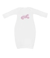 CRAWFISH BABY GOWN PINK