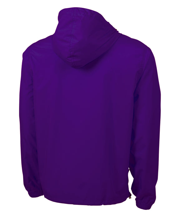 MONOGRAM PURPLE KIDS RAIN PULLOVER