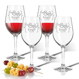 MONOGRAM TRITAN ACRYLIC WINE GLASSES