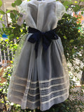 ISABEL GARRETON SPECIAL OCCASION ORGANZA NAVY SILK