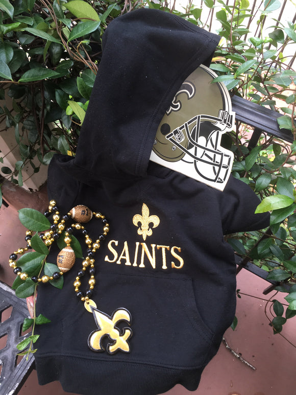 SAINTS 'GOLD' EMBROIDERED HOODIE