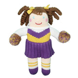 LSU CHEERLEADER KNIT DOLL