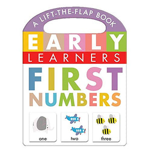 First Numbers, A Lift-the-Flap Book - Little Hippo Books - Children's Learning Board Book Board book