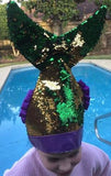 MARDI GRAS SEQUIN MERMAID TAIL HAT