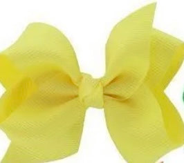 HAIRBOW LARGE BRIGHT YELLOW
