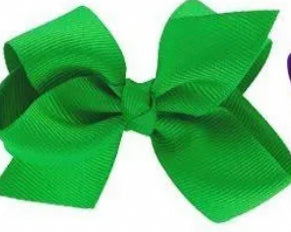 HAIRBOW LARGE KELLY GREEN
