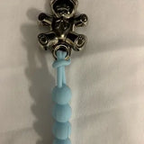 BABY BEAR PACIFIER CLIP BLUE