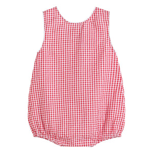 MONOGRAM UNISEX RED SEERSUCKER BUBBLE