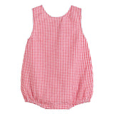 MONOGRAM UNISEX RED SEERSUCKER BUBBLE