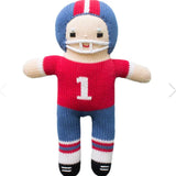 OLE MISS FOOTBALL PLAYER KNIT DOLL