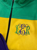 MARDI GRAS MONOGRAM VEST