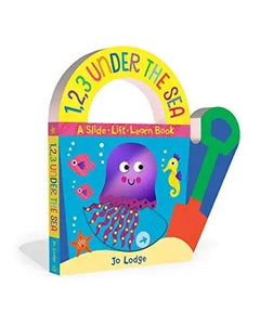 1,2,3 UNDER THE SEA A SLIDE LEFT LEARN BOARD BOOK