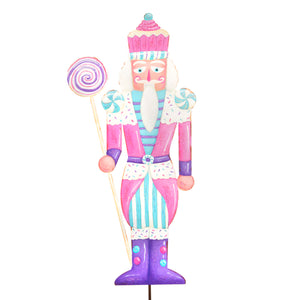 NUTCRACKER PASTEL METAL ORNAMENT