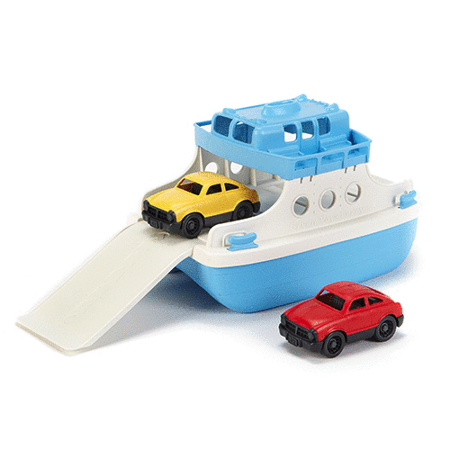 GREEN TOYS FERRY BOAT WITH CARS