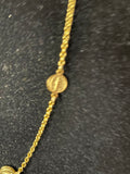 NECKLACE DOUBLE SIDED MARY MEDAL