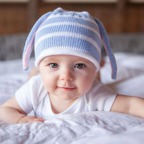 BABY BUNNY CAP BLUE
