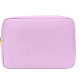 MONOGRAM NYLON SMALL MAKEUP TRAVEL POUCH HOT PINK