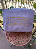 MONOGRAM NYLON LARGE MAKEUP TRAVEL POUCH MINT
